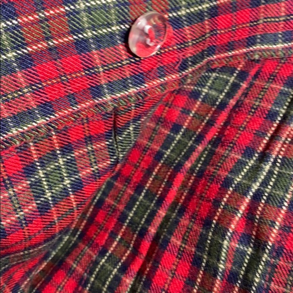 Vintage Pleated Plaid Wrap Around Skirt - Picture 10 of 12